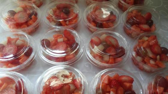 Mini salada de frutas