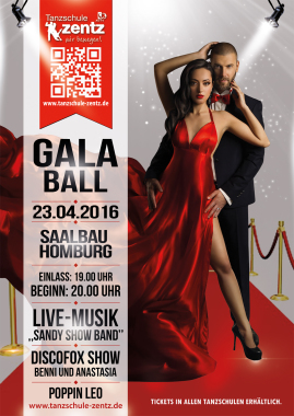 Plakat für Tanzschule