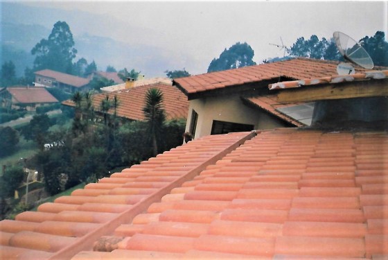 calha embutida em fiberglass