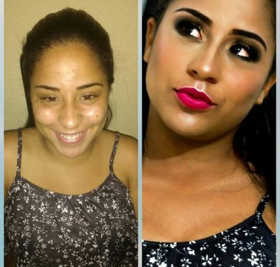 Make com olhos bem marcantes
