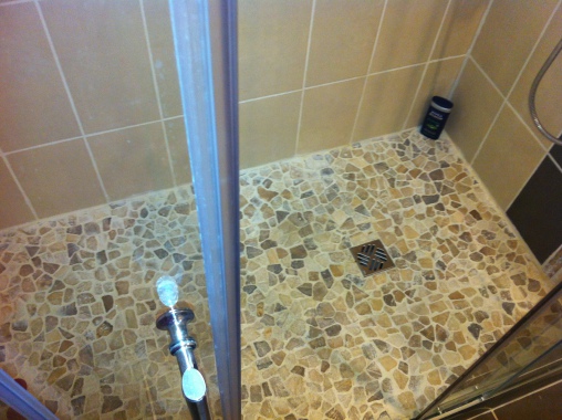 Douche à l'italienne