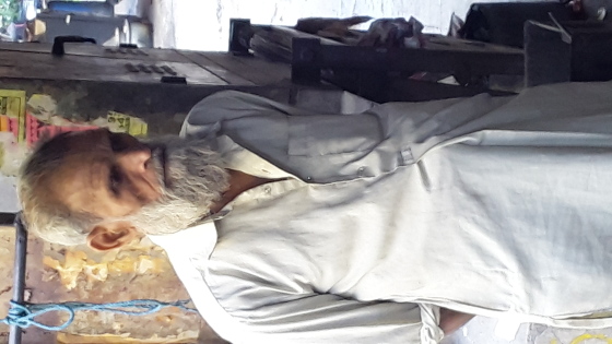 Old man standing