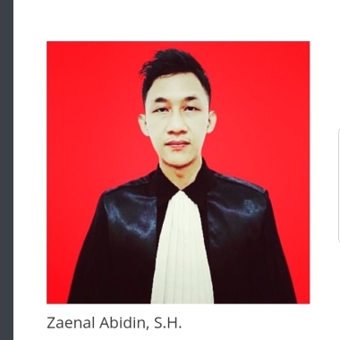 Advokat Zaenal Abidin S.H