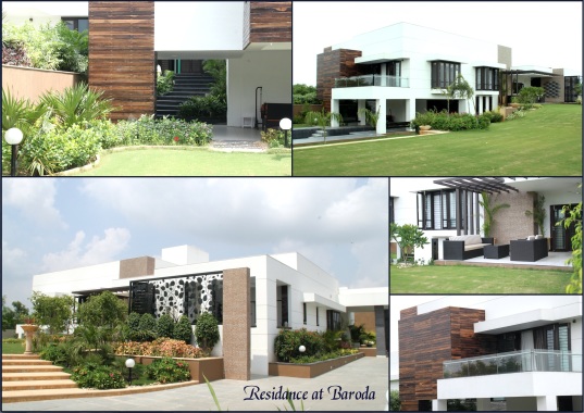 A contemporary house