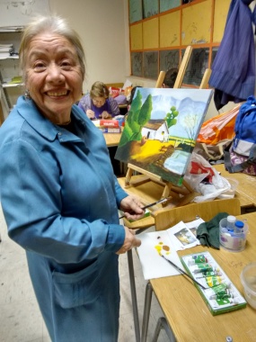 Taller de Arte adulto mayor.