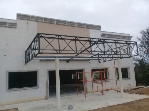 Obra grande salão de festa