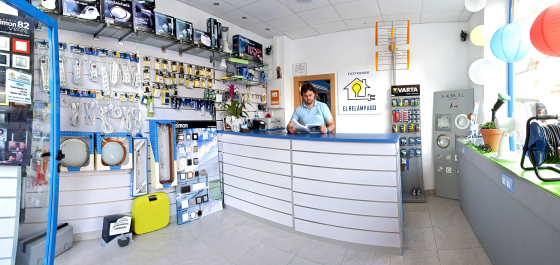 Interior tienda
