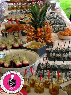 Exemple de buffet dinatoire esprit "Bonne Franquette"