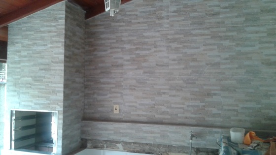 churraqueira revestida em porcelanato