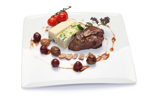 Chevreuil aux marrons grillés