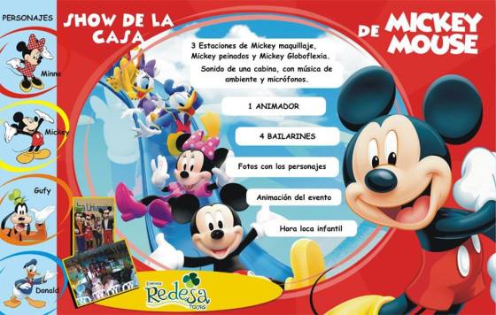 SHOW INFANTIL DE EVENTOS REDESA TOURS