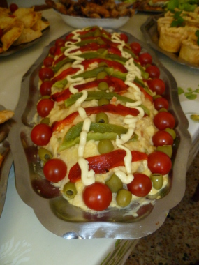 pour vos buffets nos salades sont toutes savoureuses et du plus bel effet