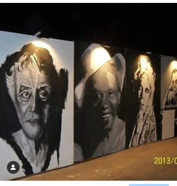 Pintura de painel para teatro
