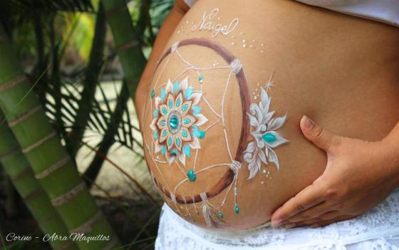 belly painting caen