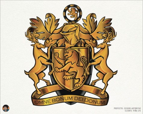 Escudo Autoritas / Ilustración Vectorial