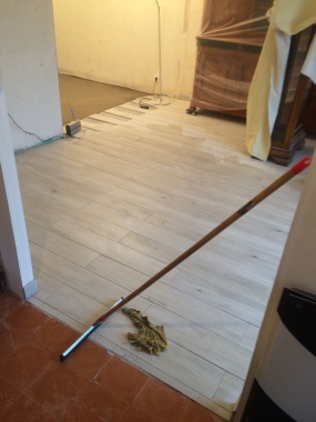 Pose de carrelage