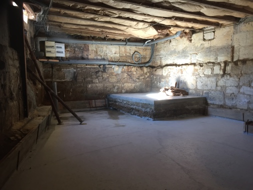 Rénovation intérieure d'une cave à Libourne