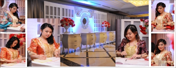 Cantiknya penerima angpao dari team Laluna Party.