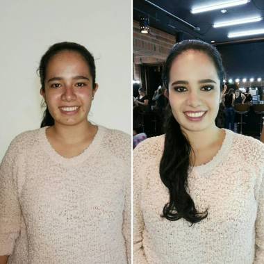 Técnica de Smokey eyes - Clienta: Angie Cardozo