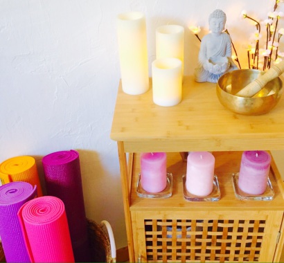 Détails du studio Bo Yoga.