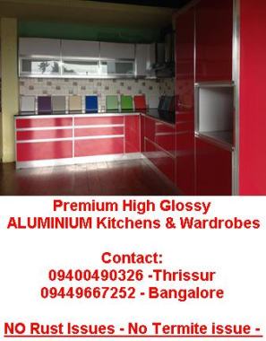 VENEZIA MODULAR KITCHENS &  HOME INTERIORS -  Call 09400490326 / 09449667252 - BEST Provider for :-  Premium ALUMINIUM MODULAR KITCHEN & HOME INTERIORS - FALSE CEILING works - WALL PAPER,   FABER DEALER , KAFF DEALER , HOME INTERIORS, MOSUITO MESH Frames , ALUMINIUM FABRICATION works- -

Specialized in Aluminium Modular Kitchens - Kerala & Bangalore 

Call      9400490326   VENEZIA KITCHENS & HOME INTERIORS

_________________________________________________________________

We are providers of Most needed services for NEW HOUSE OWNERS..

SERVICES Offered:-

1.  ALUMINIUM Modular Kitchen, Cupboards etc....Full HOME INTERIOR works.

2. FABER Chimney, KAFF Chimney & HOBS ( WHOLESALE PRICE..)

3.     WALL PAPER  - Starting from 70/- Onwards

       PVC CURTAIN BLINDS Dealer  - Starting from 180/- onwards

       CURTAINS - From 100/-  onwards...

4. BALCONY / UTILITY Covering with Aluminium & glass - Starting from 280/- Onwards

5. ALUMINIUM Fabrication Works - Cabinets / OFFICES Partitions ( LOW COST)

6.  MOSQUITO MESH Frames for windows

7. FALSE CEILING/ Gypsm works - From 65/- onwards

ALUMINIUM FABRICATION WORKER - BALCONY CLOSING / Utility colosing/ Sliding Door