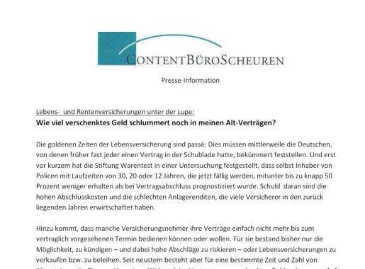 Beispiel aus unserer Öffentlichkeitsarbeit