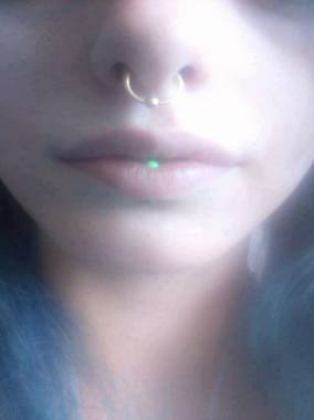 labret vertical et septum