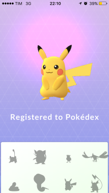 Comece com o pikachu!