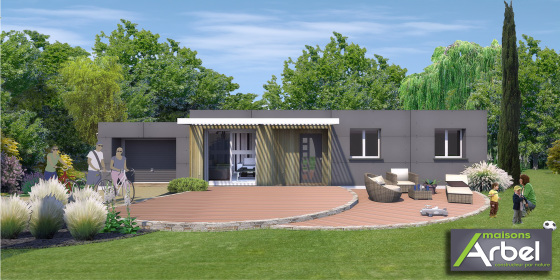 Mise en image 3D d'avant projet immobilier.http://www.plan-de-maison-3d.com