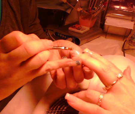 pose de gel sur ongles naturels