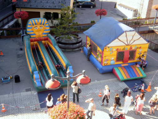 Alquiler de atracciones para eventos de exterior