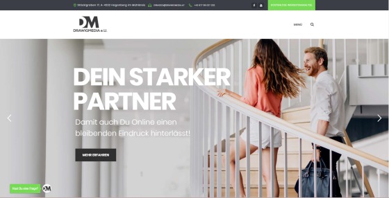 Webdesign unserer Homepage (drawigmedia.at)