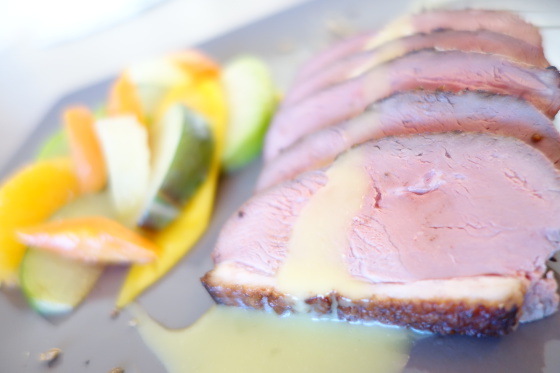 Magret de Canard caramélisé et ses légumes de saison
