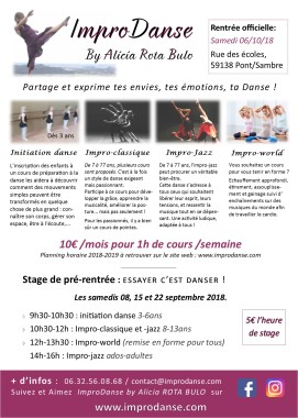 ImproDanse by Alicia Rota Bulo fait sa rentrée
