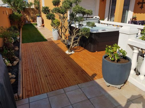 terrasse en bois (méléze)