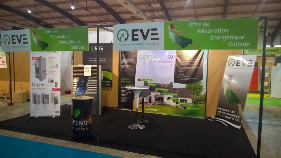 Salon de l'habitat 2015 - Lorient : Stand EVE