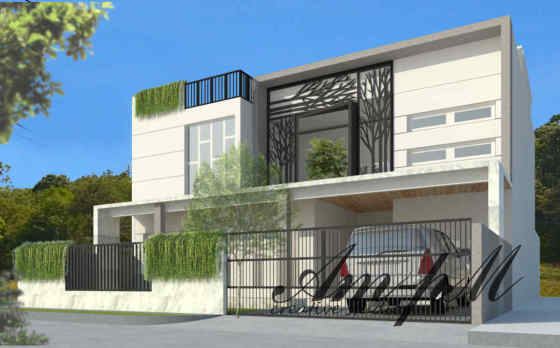 Desain renovasi facade Bapak Sudirman