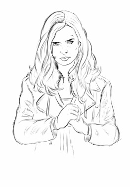 Boceto Jessica Jones