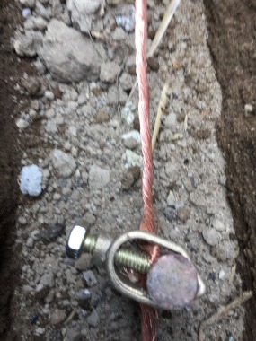 Instalación de tierra