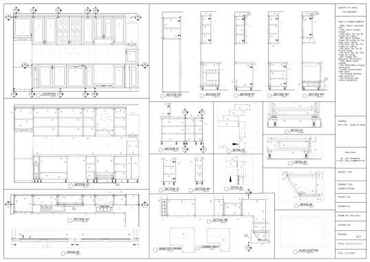 Bucatarie Autocad