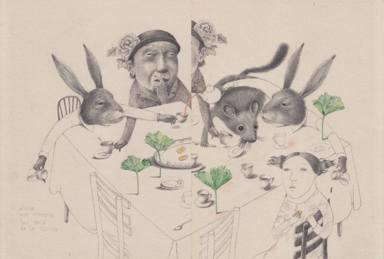 l'illustration : "Alice au pays des merveilles"