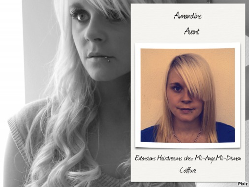 Extensions de cheveux kératine
Avant/Aprés
