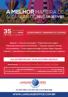 Venham conhecer nossos serviços em idiomas. 