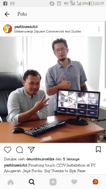 Penyelesaian proyek cctv