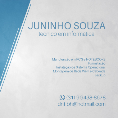 Juninho Souza Técnico Em Informática