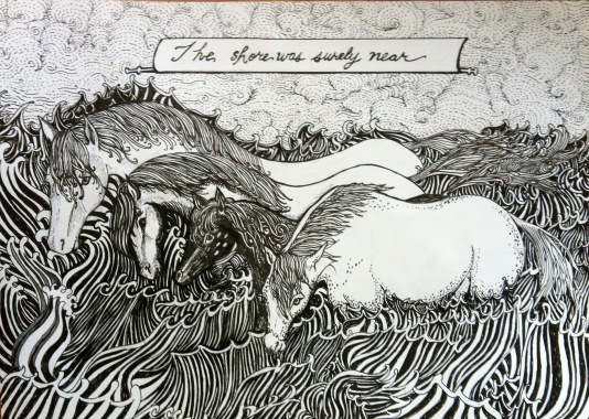 Near the Shore - Illustration