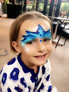 Maquillage Reine des neiges