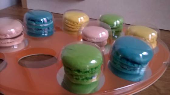 la palette de l'impressionniste.
Macarons