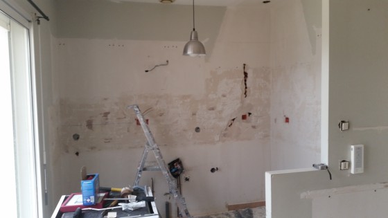 Cusine sur st hilaire de riez avant travaux de peinture