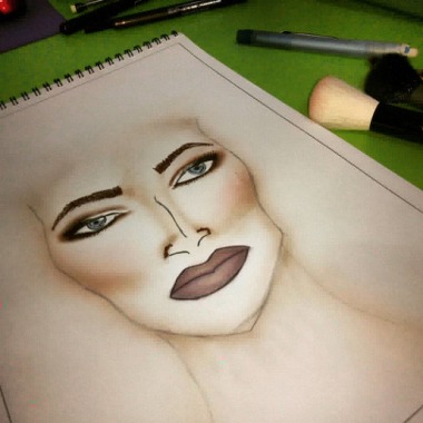facechart tonos nudes calidos